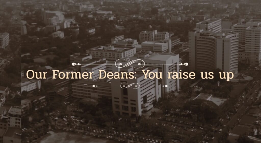 ผลงาน “Our Former Deans : Rais Us Up” VDR ครบรอบ 60 ปี คณะแพทยศาสตร์ มช.
